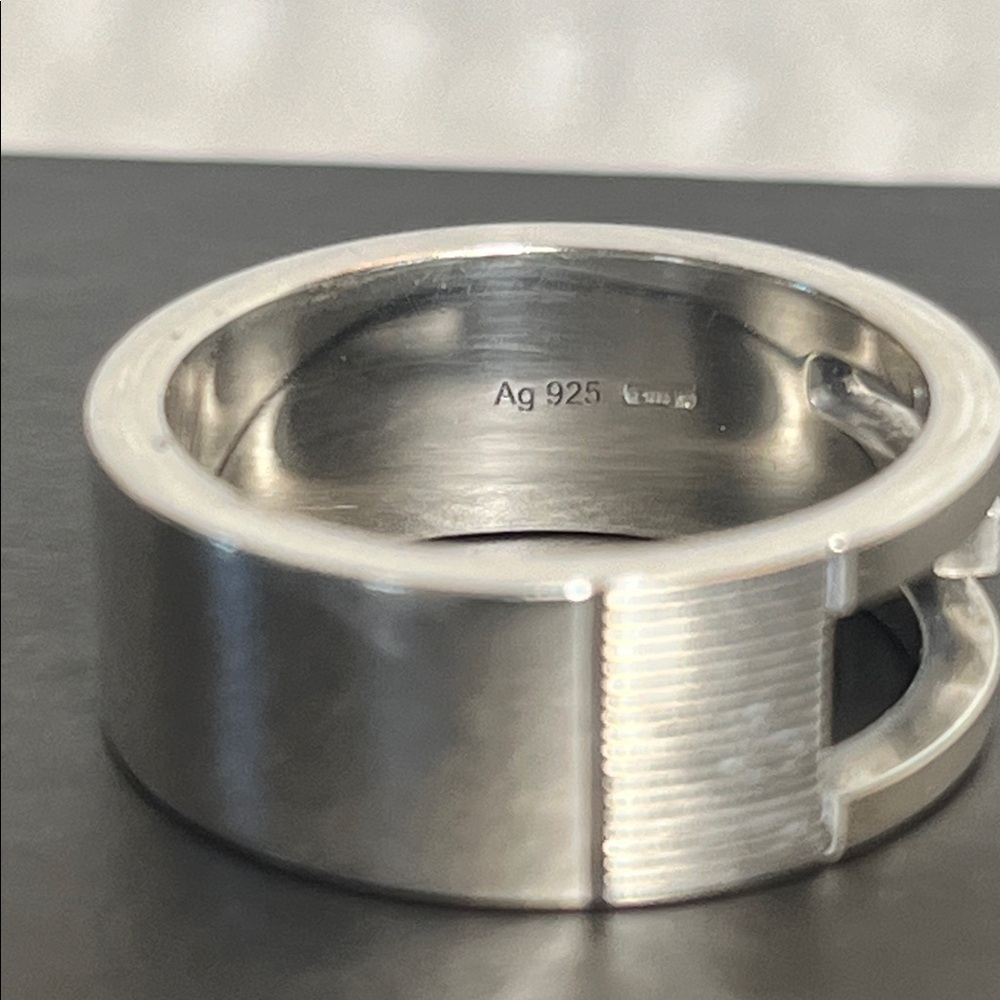 Gucci Ring sz 16/ US 7 1/2 Full inclusion - Picture 10 of 13